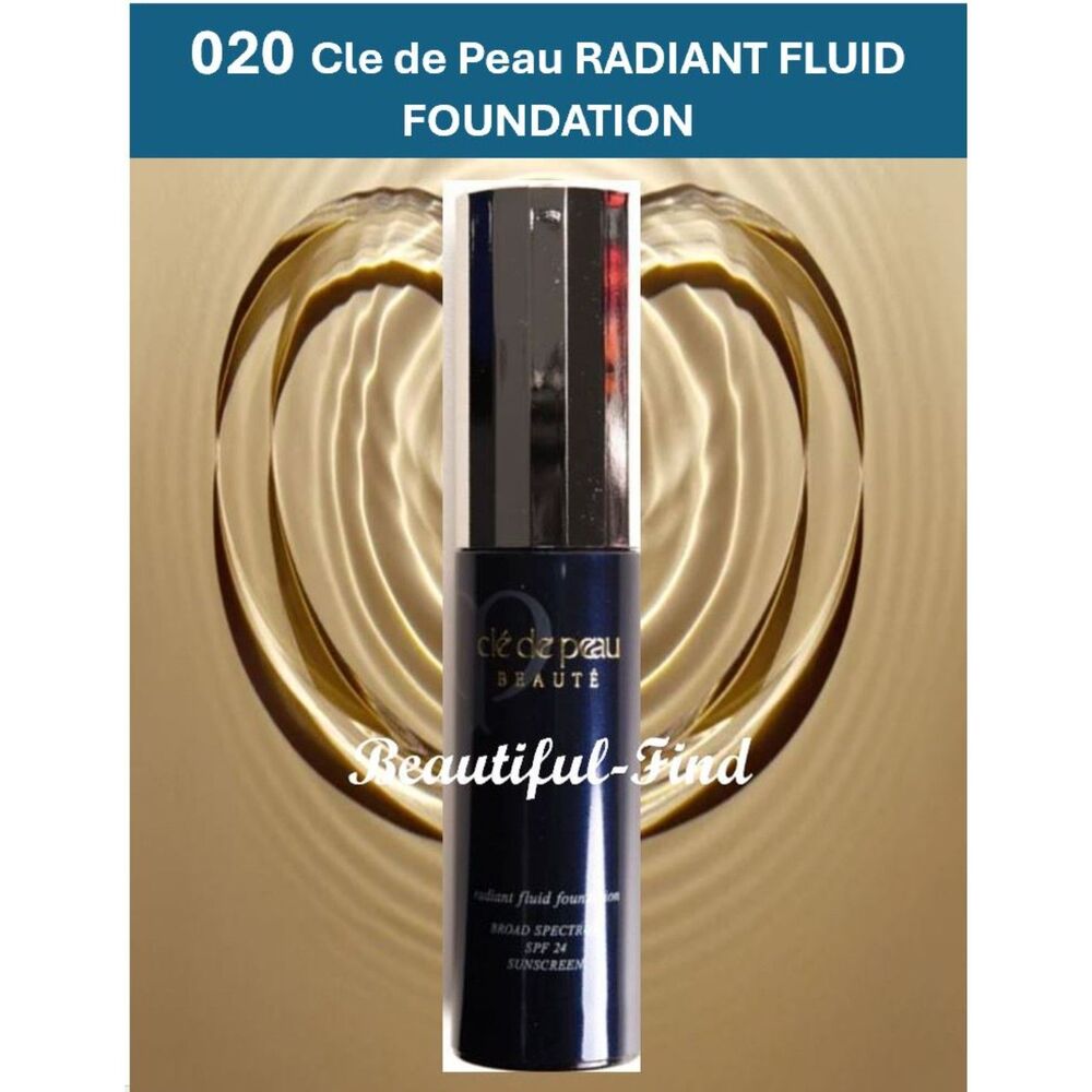Cle de Peau O20 Light Ochre Radiant Fluid Foundation SPF24 New